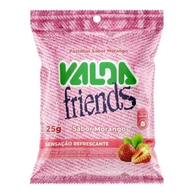 Pastilhas Valda Friends Morango 25g