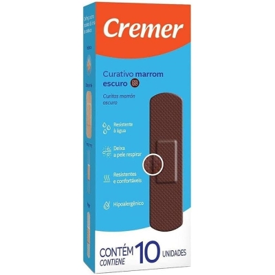 Curativo cremer marrom escuro 10 un