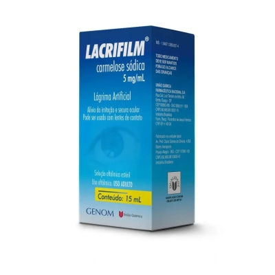 Colírio Lacrifilm Carmelose Sódica Solução Oftálmica 15ml