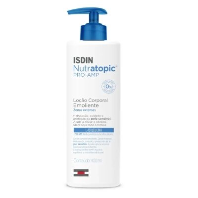 Isdin Loção Emoliente Nutratopic Pro-AMP 400ml