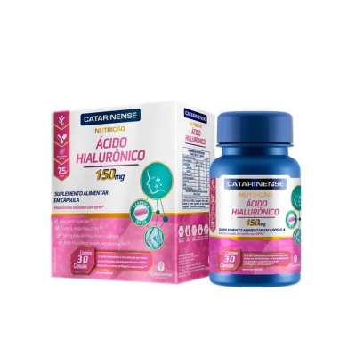 Ácido Hialurônico 150mg 30 Cápsulas Catarinense