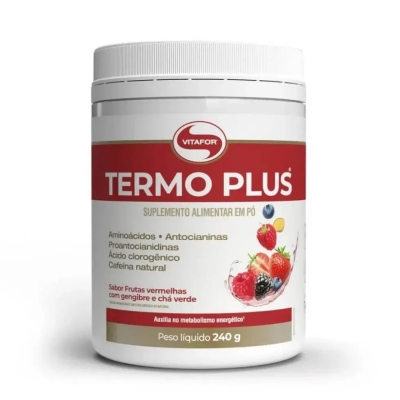 Termo Plus - Sabor: Frutas Vermelhas, Gengibre E Chá Verde 240g