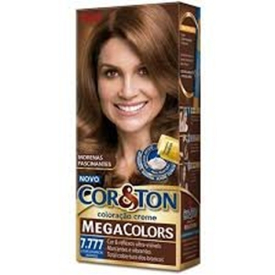 Tint cor e ton 7.777 louro marrom intenso