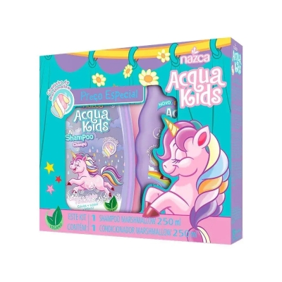 Kit Acqua Kids Marshmallow Shampoo 250ml + Condicionador 250ml