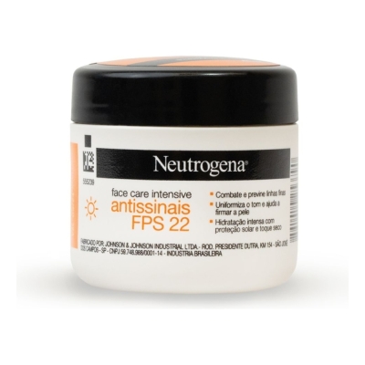 Neutrogena face care 100g antissinais intensive fps22