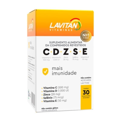 Lavitan imunidade cdzse 30 cpr cimed