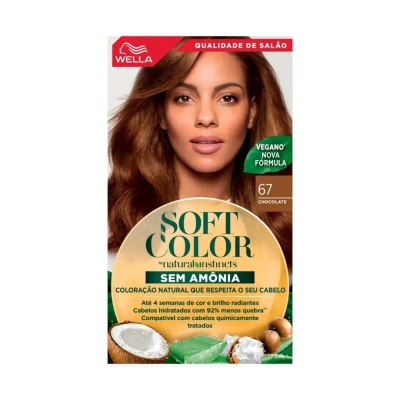 Tinta de Cabelo Semi-Permanente Soft Color - 67 Chocolate