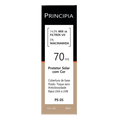 Protetor Solar Facial Principia Fps 70 Ps-05 Cor 3.0 30ml