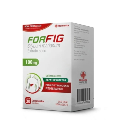Forfig Silimarina 100mg 30 Comprimidos
