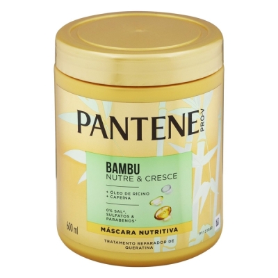 Masc cap pantene 600ml bambu