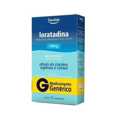 Loratadina 10mg 12 cpr g.geolab