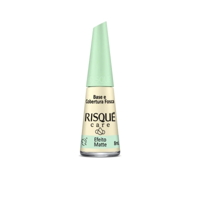 Esmalte Risqué Care Base e Cobertura Fosca 8ml