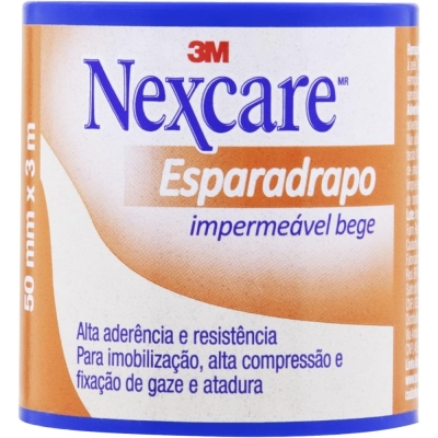 Esparadrapo 3m impermeavel 50mmx3m bege