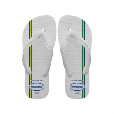 Sandália Havaianas Brasil Vibes Branca 37/38 Básico