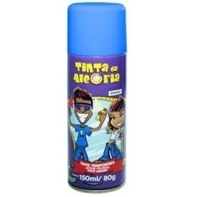 Tinta Da Alegria Spray Cabelo Azul 150ml