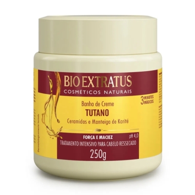 Banho creme bio extratus 250g tutano ceramida 