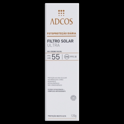 Adcos filtro solar ultra fps 55 120g