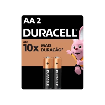 Pilha AA Duracell 2 Unidades