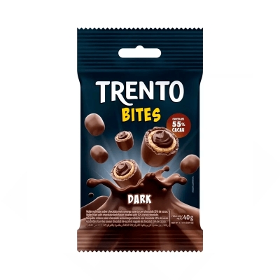 Wafer Trento Bites Dark - Pacote com 40G