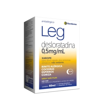 Leg Desloratadina 0,5mg/ml Xarope 60ml