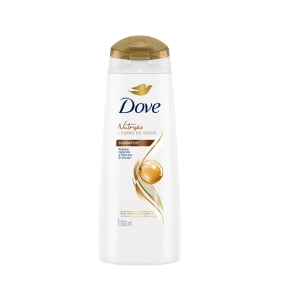 Shampoo Dove Nutrição + Fusão de Óleos 200ml