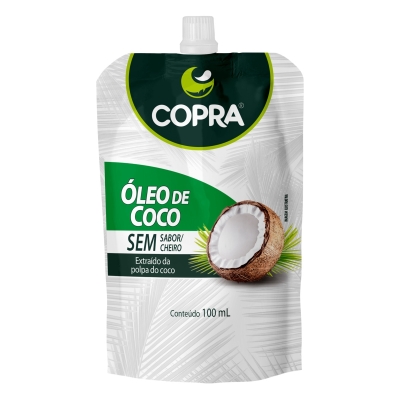 Óleo de Coco Copra Pouch Sem Sabor 100ml