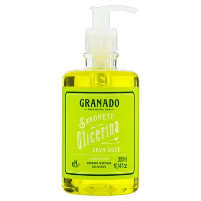 Sab granado liq 300ml glicerina erva doc