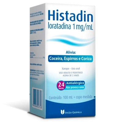 Histadin 1mg 100ml uniao quimica