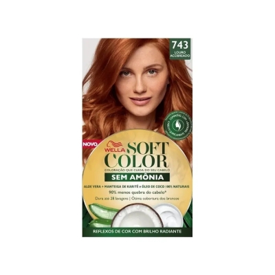 Tinta de Cabelo Semi-Permanente Soft Color - 743 Louro Acobreado