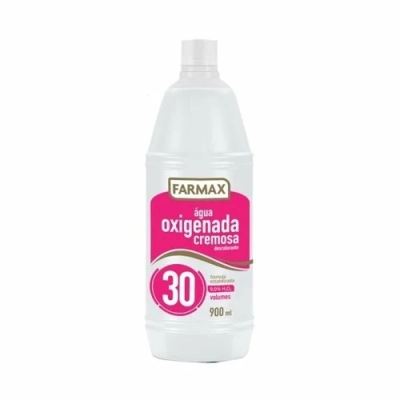 Água Oxigenada Cremosa 30V Farmax 900 ml