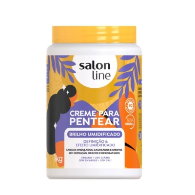 Creme para Pentear Salon Line Brilho Umidificado 1kg