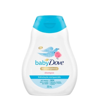 Shampoo Dove Baby Hidratação Enriquecida 200ml