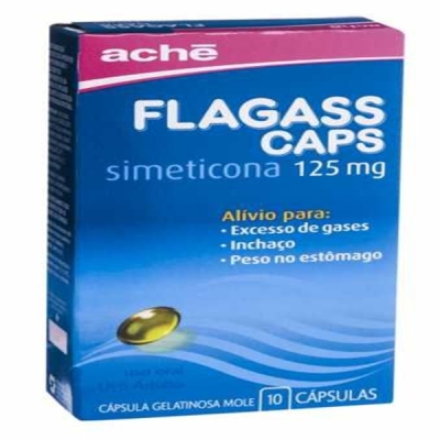 Flagass 125mg 10 cps gel
