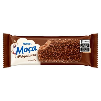 Picolé Moça Brigadeiro Nestlé Pacote 73g