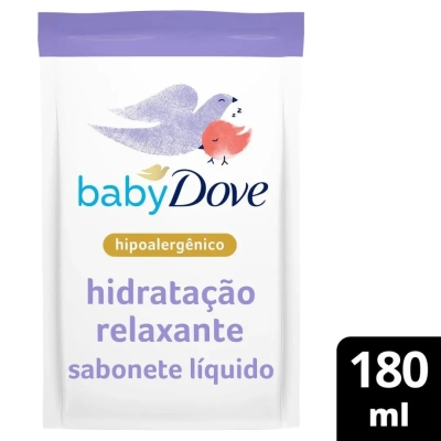 Sabonete Líquido Baby Dove Hora de Dormir Hidratação Relaxante Refil 180ml