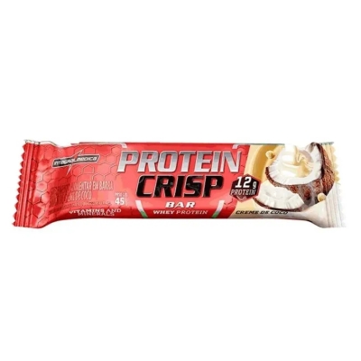 Barra de Proteína Crisp Bar Whey Protein Integralmedica Creme de Coco 45g