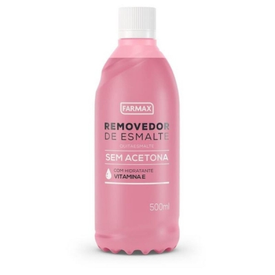 Removedor farmax 500ml vit e sem acetona