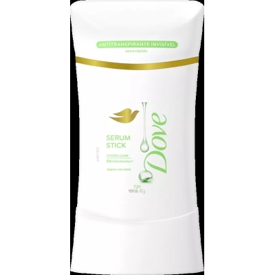 Desodorante Dove Creme Serum Stick Aqua Coconut 45g