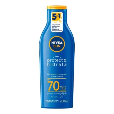 Protetor Solar Corporal Nivea Sun Protect & Hidrata FPS 70 200ml