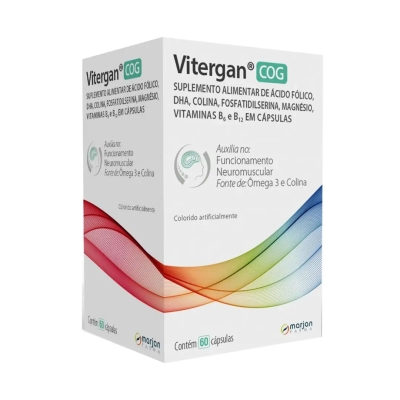 Polivitamínico Vitergan COG 60 Cápsulas