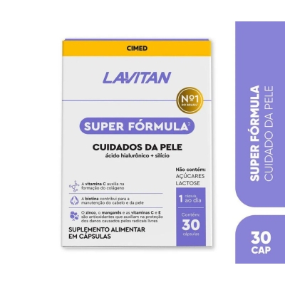 Lavitan Cuidados da Pele 30 Cápsulas
