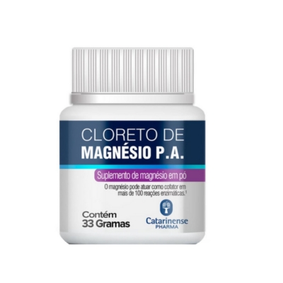 Cloreto de Magnésio P.A. Catarinense Frasco Com 33g De Pó
