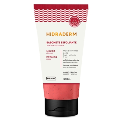 Sab hidraderm esfoliante morango 180ml