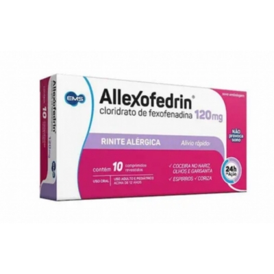 Allexofedrin 120mg 10 cpr ems