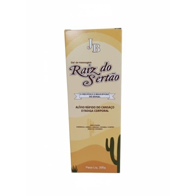 Raiz do sertao gel massagem 200g