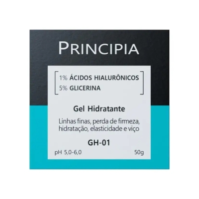 Gel Hidratante Principia GH-01 1% Ácidos Hialurônicos 5% Glicerina 50g