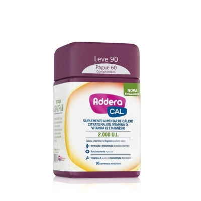 Cálcio Addera Cal 2.000UI MDK 90 Comprimidos