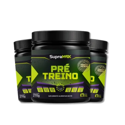 SupraMaxx Pré-Treino 270g Maca Verde