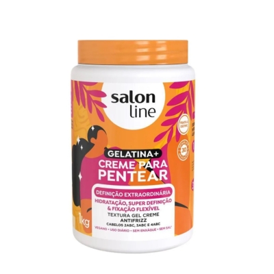 Creme para Pentear Gelatina + Salon Line Definição Extraordinária 1kg