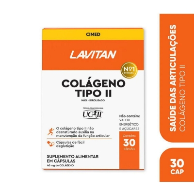 Lavitan Colágeno Tipo II 30 cápsulas